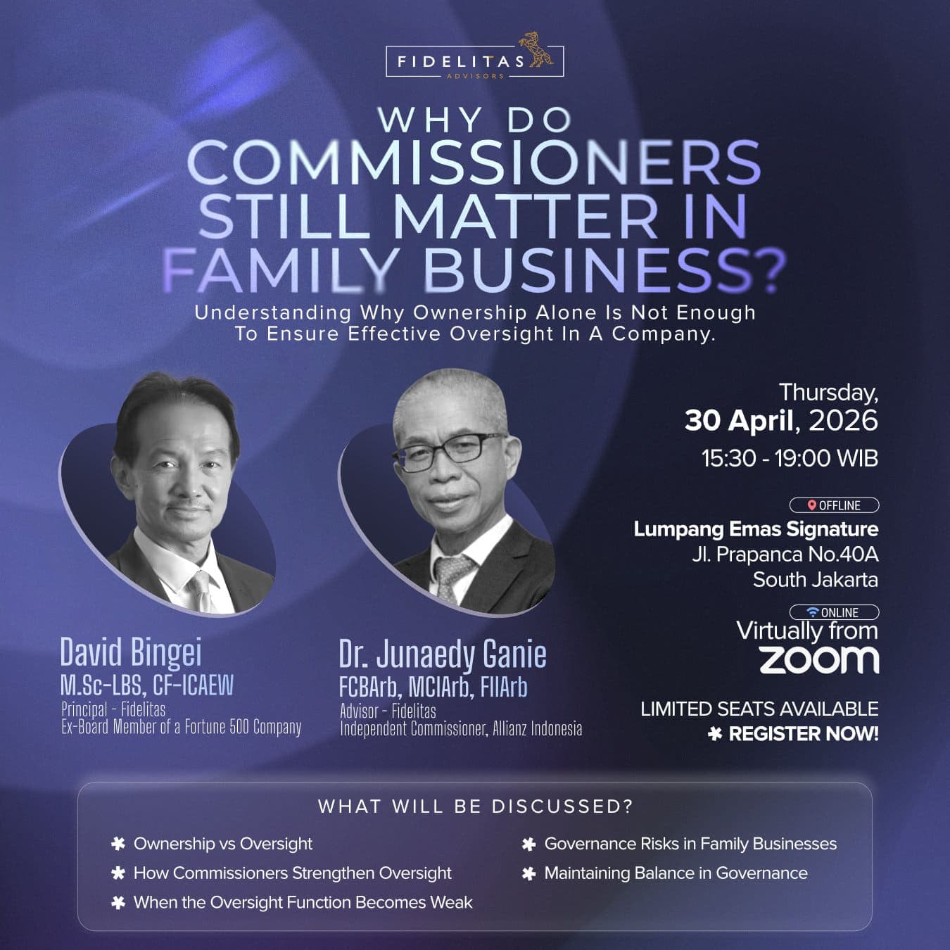 Why Do Commissioners Still Matter In Family Business?