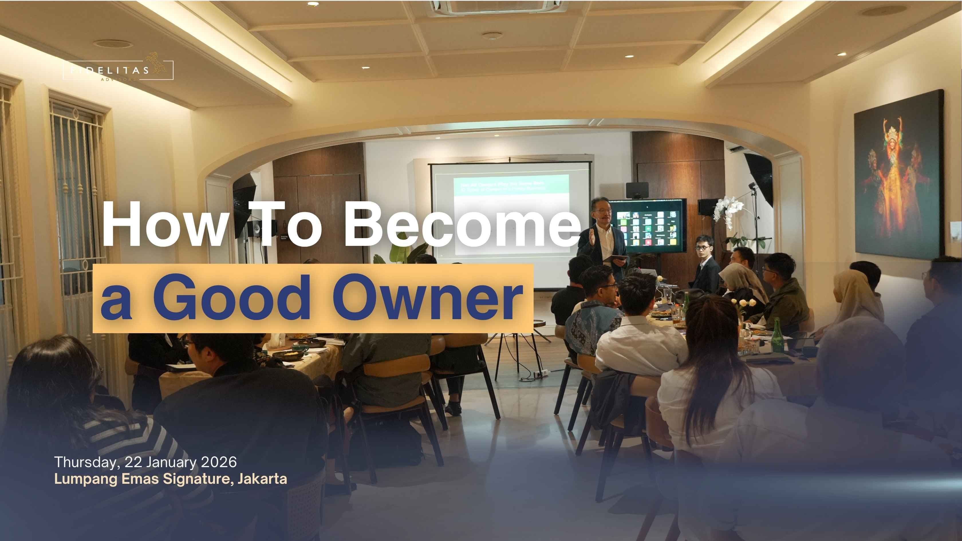 How to Become a Good Owner