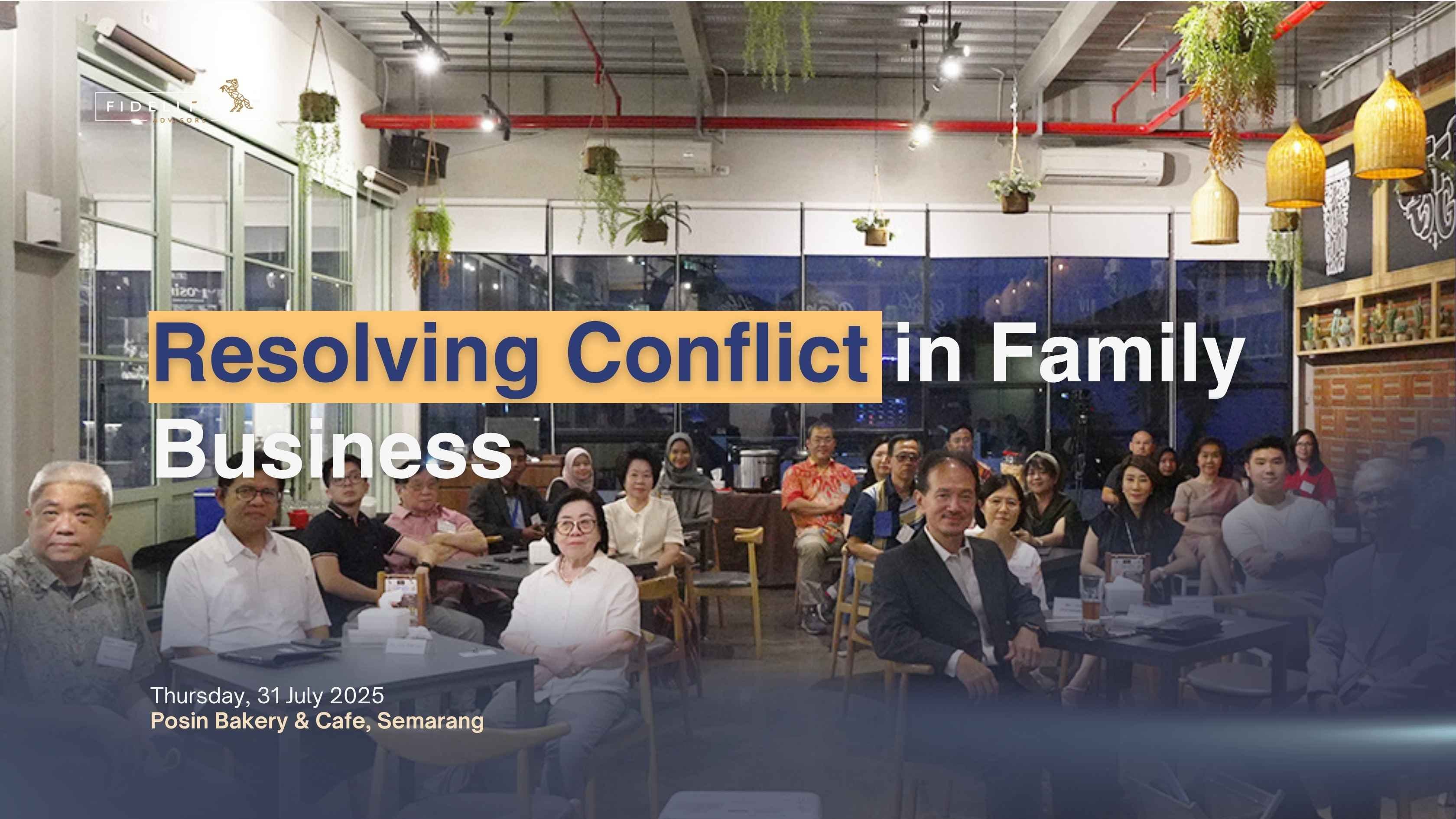 Resolving Conflict in Family Business